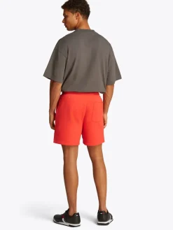 TJM S FLAG BEACH SHORT EXT bright vermillion