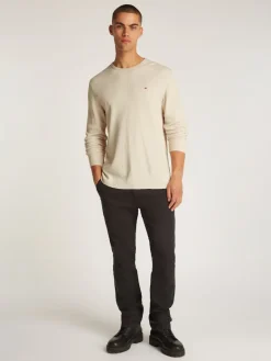 TJM SLIM WAFFLE LS TEE EXT newsprint