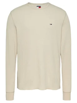 TJM SLIM WAFFLE LS TEE EXT newsprint