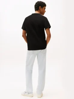 TJM SLIM WAFFLE SCRIPT TEE black