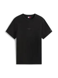 TJM SLIM WAFFLE SCRIPT TEE black