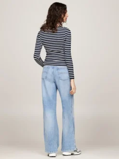 TJW BRETON STRIPE LS dark night navy - multi