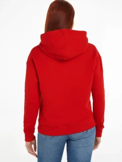 TJW BXY BADGE HOODIE deep crimson