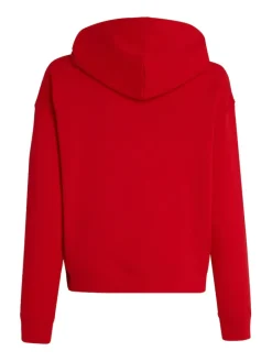TJW BXY BADGE HOODIE deep crimson