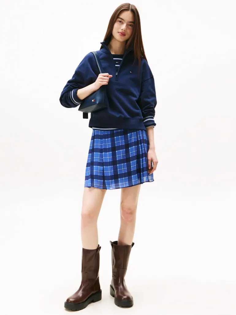 TJW BXY S-FLAG 1/4 ZIP dark night navy