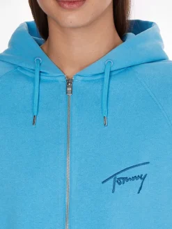 TJW BXY SIGNATURE ZIP HOODIE blue crush