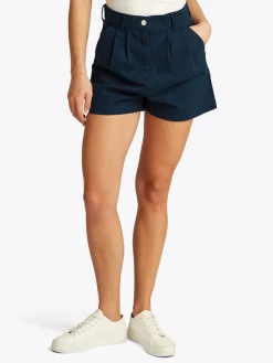 TJW CLAIRE HR PLEATED SHORT dark night navy