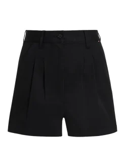 TJW CLAIRE HR PLEATED SHORTS black