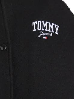TJW CORD WOOL MIX LETTERMAN black