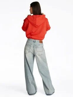 TJW CRP GMD SCRIPT HOODIE bright vermillion
