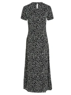 TJW DITSY MIDI SLIT DRESS ditsy daisy aop