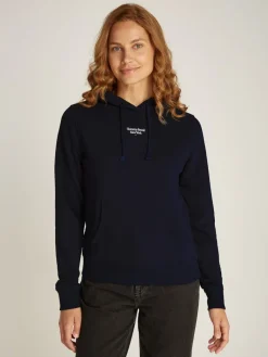 TJW ESSENTIAL LOGO 2 HOODIE dark night navy