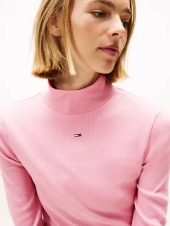 TJW ESSENTIAL MOCK NECK mystic pink