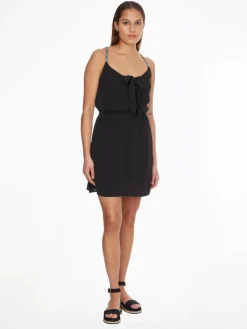 TJW ESSENTIAL STRAPPY DRESS black
