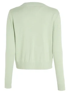 TJW ESSENTIAL VNECK SWEATER faded willow