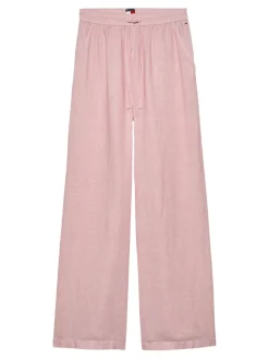 TJW LINEN PANT precious pink - stripe