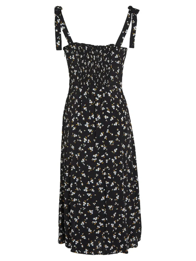 TJW MIDI FLORAL RUFFLE DRESS spring floral