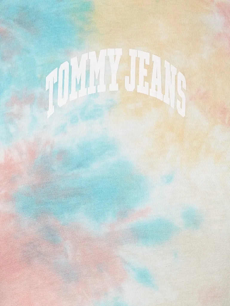TJW MULTI TIE DYE SKATER DRESS tie dye multi