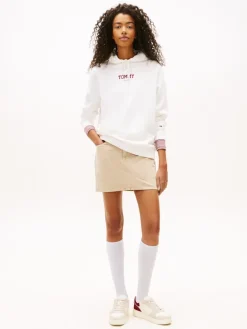 TJW REG ESS LOGO 2 HOODIE EXT ecru