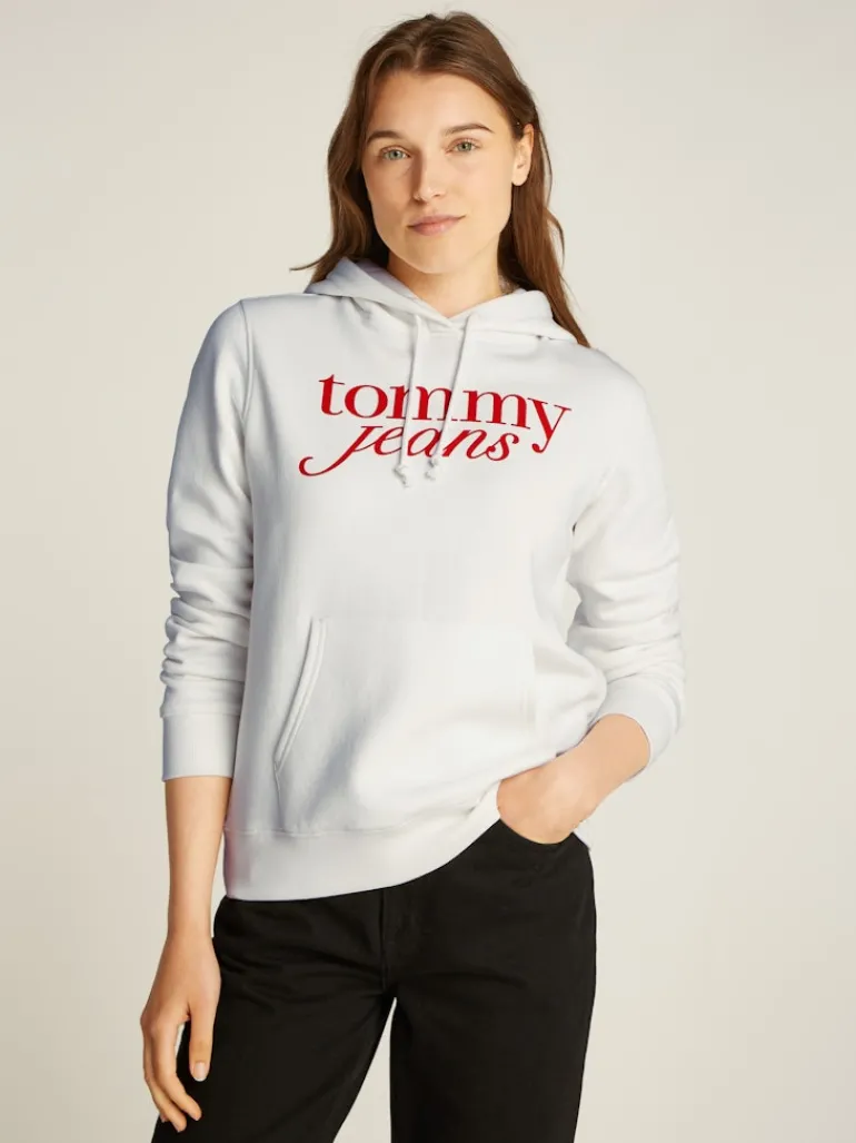 TJW REG ESS LOGO HOODIE EXT ecru