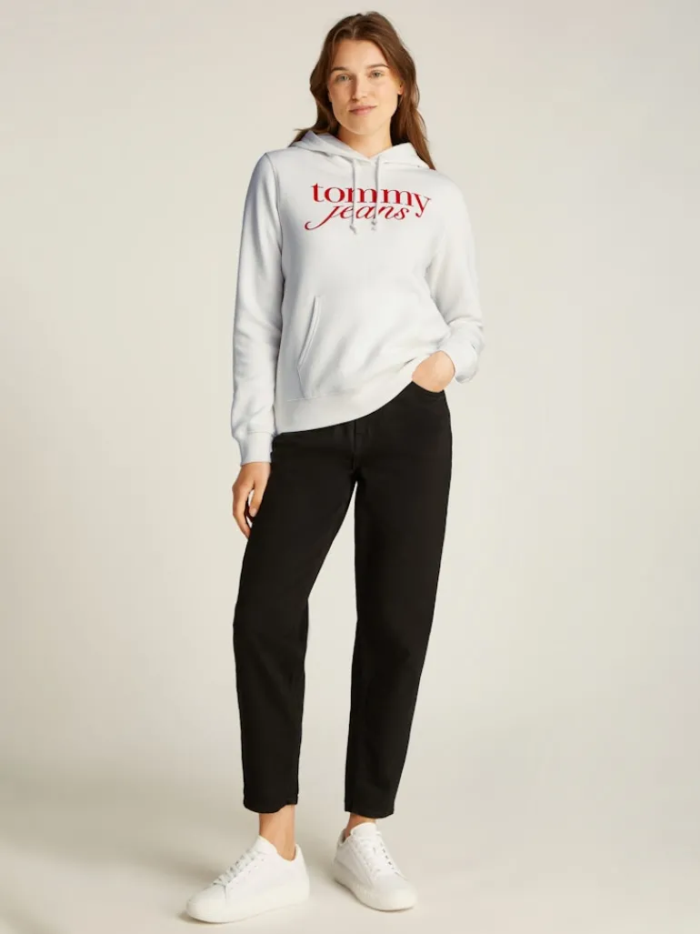TJW REG ESS LOGO HOODIE EXT ecru