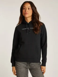 TJW REG LINEAR HOODIE black