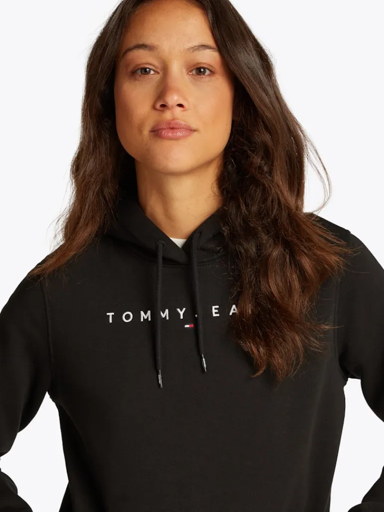 TJW REG LINEAR HOODIE black