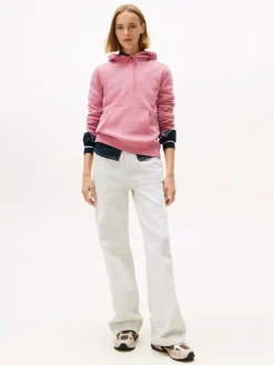 TJW REG LINEAR HOODIE EXT mystic pink