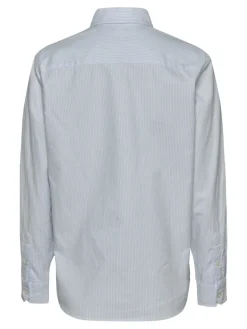 TJW REG OXFORD SHIRT sweet blue-white stripe