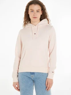 TJW REG SERIF LINEAR HOODIE faint pink
