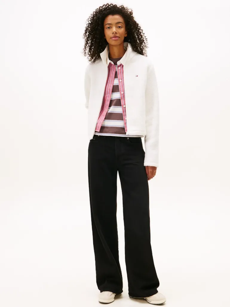 TJW REG SH S-FLAG TEDDY ZIP THRU ancient white