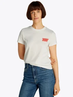 TJW REG TJ BUBBLE TEE ecru