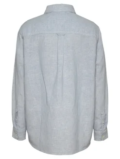 TJW RLX LINEN SHIRT colorado blue - stripe