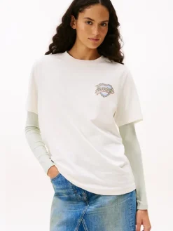 TJW RLX WASH TJ HEART TEE EXT ancient white