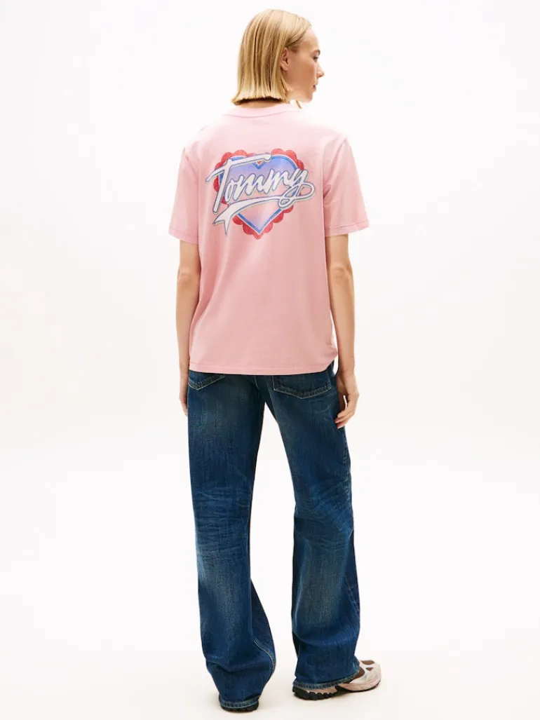 TJW RLX WASH TJ HEART TEE EXT mystic pink