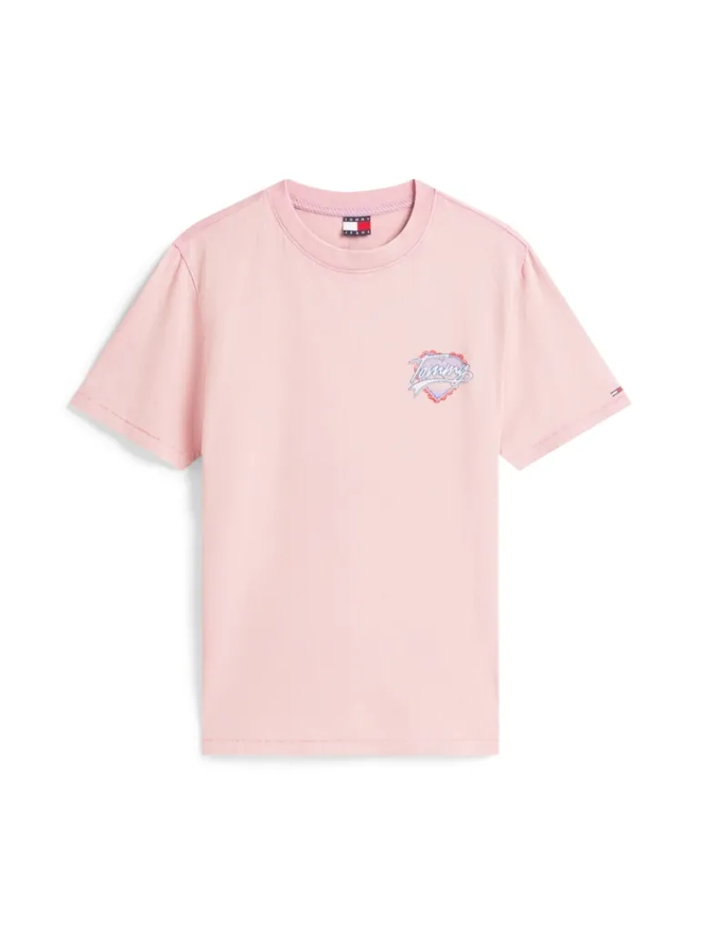 TJW RLX WASH TJ HEART TEE EXT mystic pink