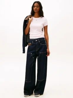 TJW SLIM ESSENTIAL RIB SS EXT light pink