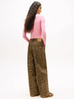 TJW SLIM SH IRREGULAR RIB LS mystic pink