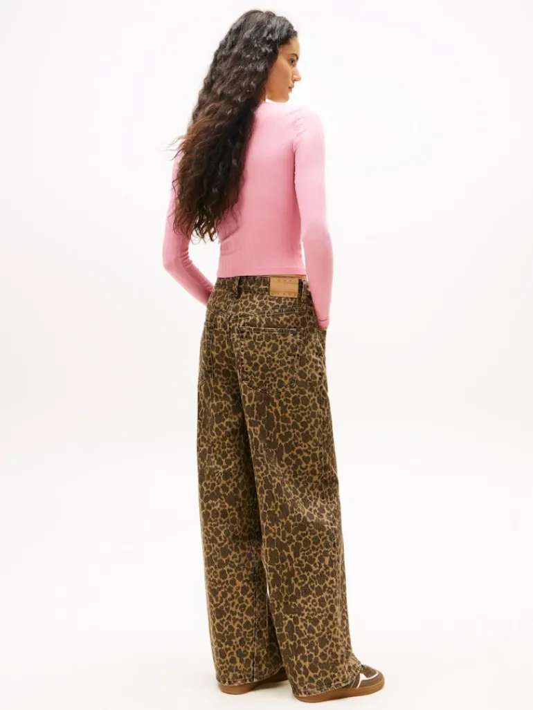 TJW SLIM SH IRREGULAR RIB LS mystic pink