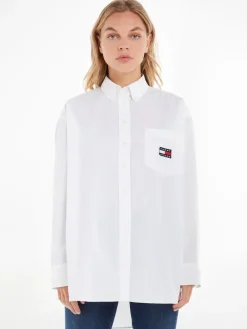 TJW SUPER OVERSIZED SHIRT white