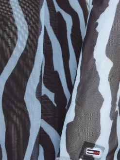 TJW ZEBRA MAXI KNIT DRESS zebra aop