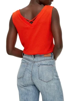 Top aus Modalmix orange