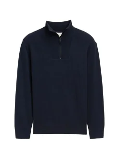 Troyer Strickpullover aus Baumwolle sky captain blue