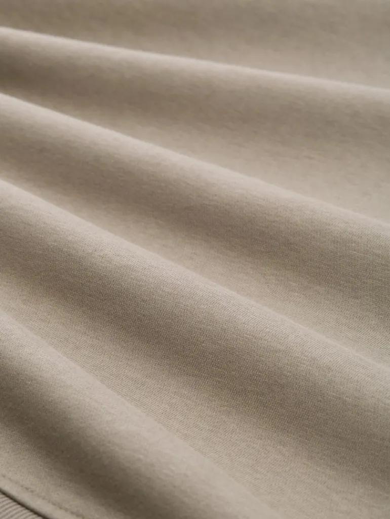 Troyer Sweatshirt mit Logo-Print roasted nut brown