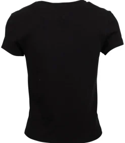 T-Shirt Baby Rib Center Badge schwarz