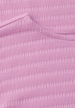 T-Shirt in Smok-Optik cherry blossom pink