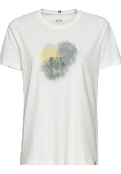 T-Shirt mit Print aus nachhaltigem Organic Cotton placement cloud