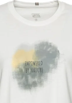 T-Shirt mit Print aus nachhaltigem Organic Cotton placement cloud