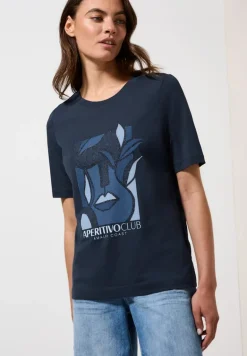 T-Shirt mit Print urban navy blue