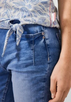 T-Shirt mit Schleifendetail marina blue